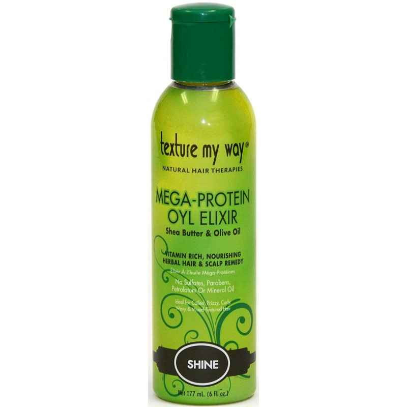 TEXTURE MY WAY SHINE OIL 177ml. Mega Protein Shea Butter Olive Oil