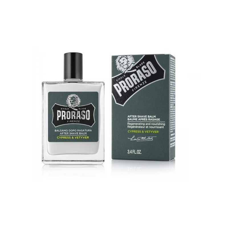 PRORASO BALSAMO AFTER SHAVE HERBAL CYPRESS & VETYVER 100ml.