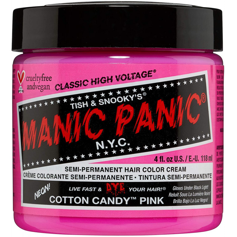 MANIC PANIC COTTON CANDY PINK 118ML