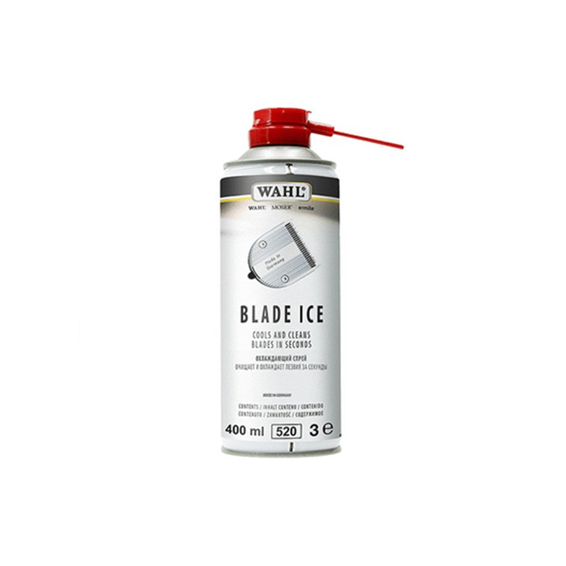 WAHL BLADE ICE 400ml. Cools and Cleans