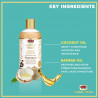 African Pride Moisture Miracle Shampoo Honey,Coco 354ml. 12oz.  Nourish Shine