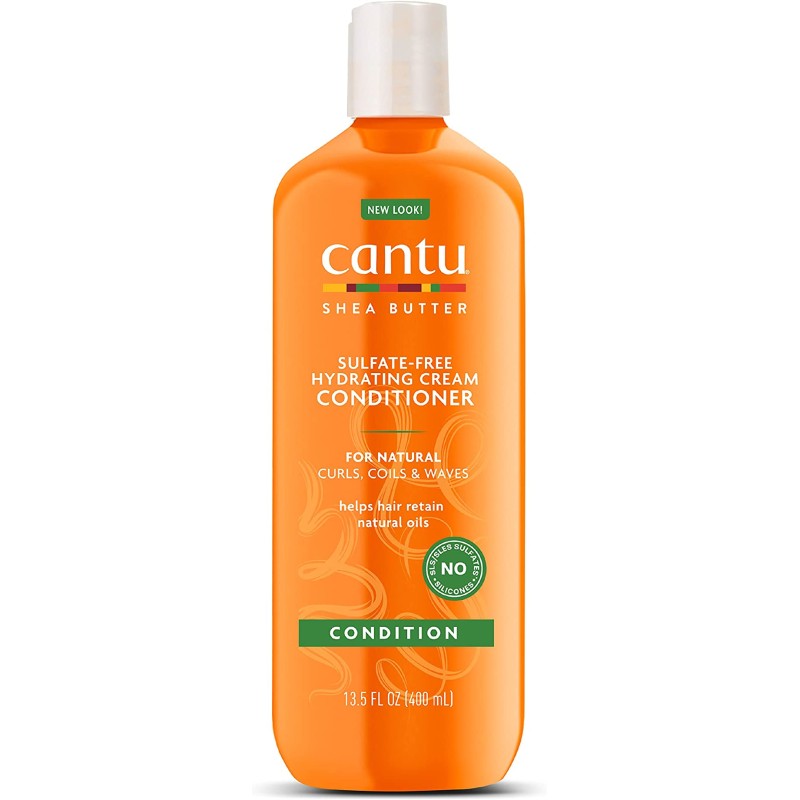 CANTU SHEA BUTTER FOR NATURAL HAIR HYDRATING CREAM CONDITIONER 400ml. 13.5oz.