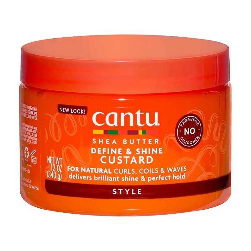 CANTU SHEA BUTTER FOR NATURAL HAIR DEFINE & SHINE CUSTARD 340gr. 12oz.