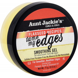 AUNT JACKIE'S TAME MY EDGES SMOOTHING GEL 71gr. 2.5oz. FLAXSEED RECIPES