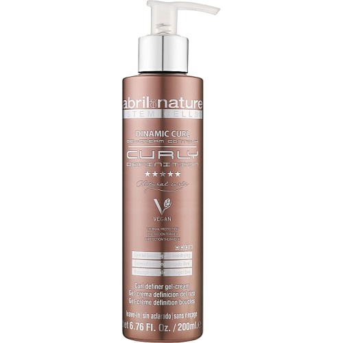 ABRILetNATURE CURLY CURL-DEFINER-GEL-CREAM-200ML CURLY DEFINITION