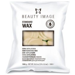 Beauty Image Standard Wax Blanc Cera Depilatoria Discos 1 kgs.