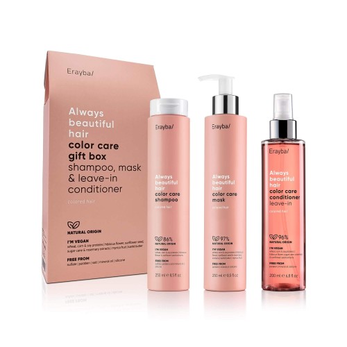 ERAYBA PACK COLOR CARE PACK CHAMPU 250ML - MASCARILLA 250ML - LEAVE-IN CONDITIONER  Abh/ Always beautiful hair