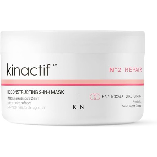 KIN COSMETICS KINACTIF Nº 2 REPAIR RECONSTRUCTING 2in1 MASK 200ML.