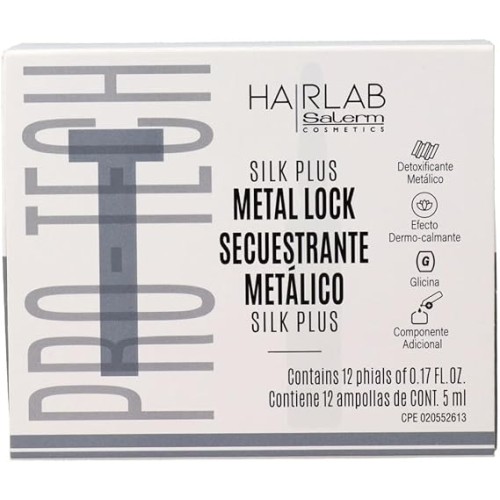 SALERM SILK PLUS METAL LOCK - SECUESTRANTE METÁLICO SILK PLUS 12X5ML