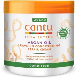 CANTU SHEA BUTTER LEAVE-IN CONDITIONING REPAIR CREAM ARGAN OIL453gr. 16oz.