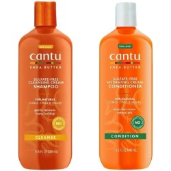 CANTU SHAMPOO Y CONDITIONER SHEA BUTTER FOR NATURAL HAIR PACK 2UNID.