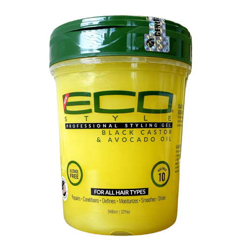 ECO STYLER STYLING GEL AVOCADO OIL BLACK CASTOR 946ml. For All Hair Types