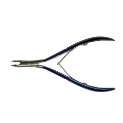 ALBI ALICATE DE CUTICULAS 2 MUELLES AZUL METALIZADO Ref. 7233/10