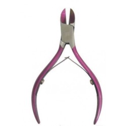 ALBI ALICATE DE UÑAS 2 MUELLES ROSA METALIZADO Ref. 7203/10