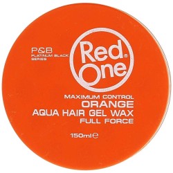 Red One AquaHair Wax ORANGE 150ML. Maximum Hold