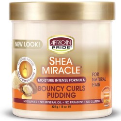 African Pride Shea Miracle Bouncy Curls Pudding 425gr. 15oz. Moisture Intense