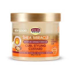 African Pride Shea Miracle Curl Styling Custard 340gr. 12oz. Moisture Intense