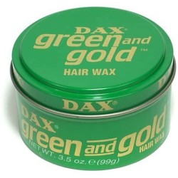 CERA DAX GREEN AND GOLD HAIR WAX 99gr. 3.5oz. Imperial Dax Company