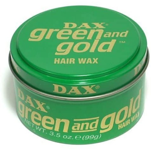 CERA DAX GREEN AND GOLD HAIR WAX 99gr. 3.5oz. Imperial Dax Company