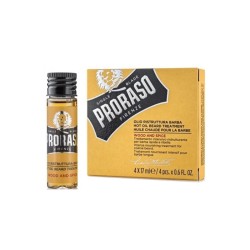 PRORASO ACEITE CALIENTE PARA BARBA 4x17ml.