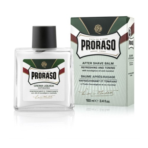 PRORASO AFTER SHAVE CON EUCALIPTO Y MENTOL 100ml. 3.4oz.