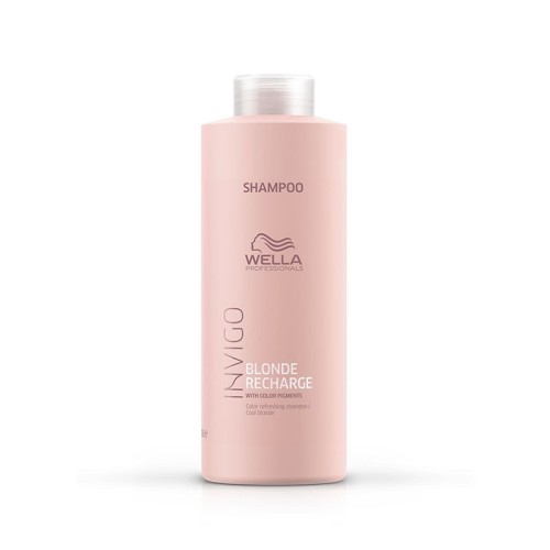 WELLA INVIGO BLONDE RECHARGE COOL BLOND SHAMPOO 1000ml.