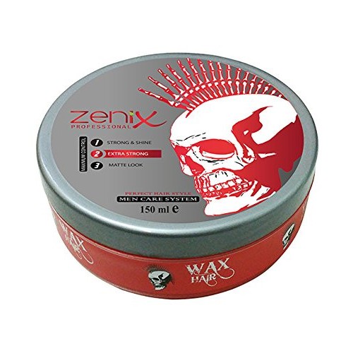 ZENIX EXTRA STRONG NUM. 2 HAIR WAX 150ml. RED