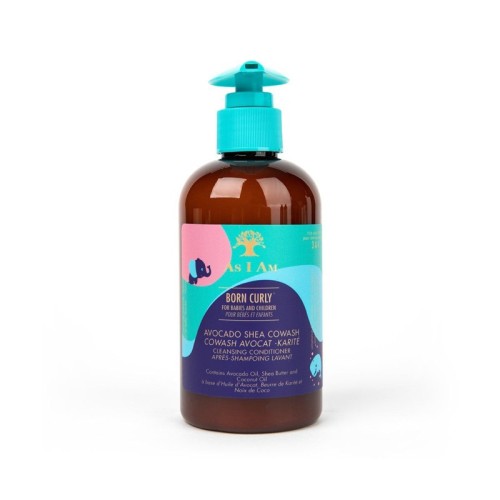 AS I AM BORN CURLY AVOCADO SHEA COWASH 240ml. 8oz. Avocado Oil,Shea Butter,Coconut oil