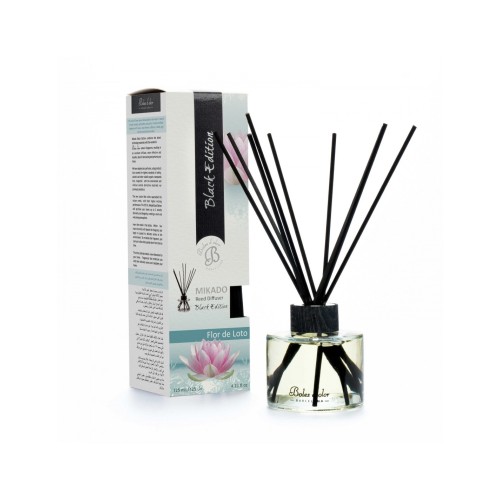 BOLES D'OLOR MIKADO FLOR DE LOTO BLACK EDITION REED DIFFUSER 125ml.