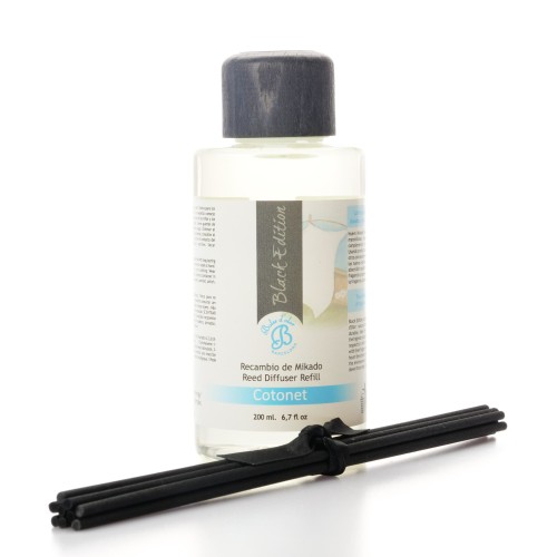 BOLES D'OLOR COTONET RECAMBIO MIKADO BLACK EDITION 200ml.