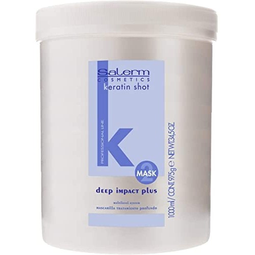 SALERM MASK DEEP IMPACT PLUS KERATIN SHOT 1000ml.