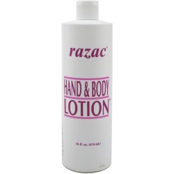 RAZAC HAND AND BODY LOTION 473ML 16OZ.