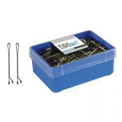 EUROSTIL CLIPS ONDULADOS BRONCE REF. 1604  300uds.