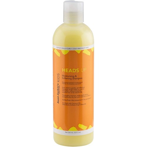 AUNT JACKIE'S GIRLS HEADPS UP SHAMPOO 355ml. Moisturizing & Softening