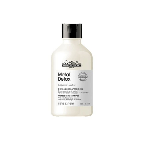 L'OREAL METAL DETOX SHAMPOO 300ML. GLICOAMINE + IONENE