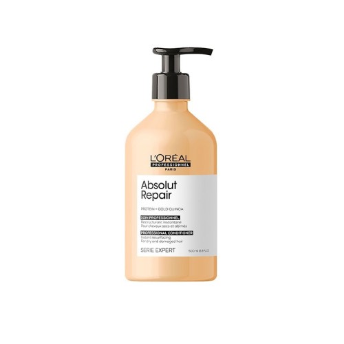 L'OREAL ACONDICIONADOR ABSOLUT REPAIR 500ML PROTEIN + GOLD QUINOA