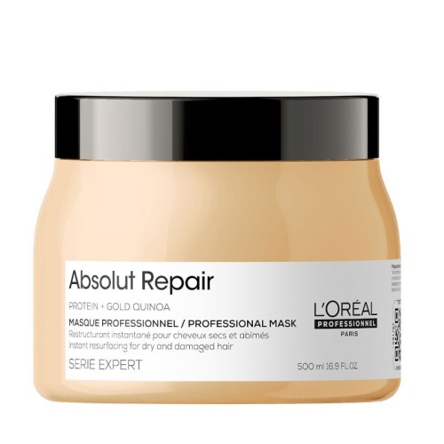 L'OREAL MASCARILLA ABSOLUT REPAIR 500ML PROTEIN + GOLD QUINOA