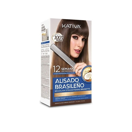 KATIVA KIT ALISADO BRASILEÑO PARA CABELLO OSCURO BRAZILIAN STRAIGHTENING