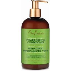 SHEA MOISTURE MORINGA & AVOCADO POWER GREENS CONDITIONER 384ML