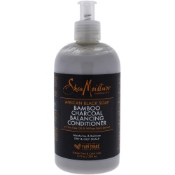 SHEA MOISTURE AFRICAN BLACK SOAP BAMBOO CHARCOAL BALANCING CONDITIONER 384ML