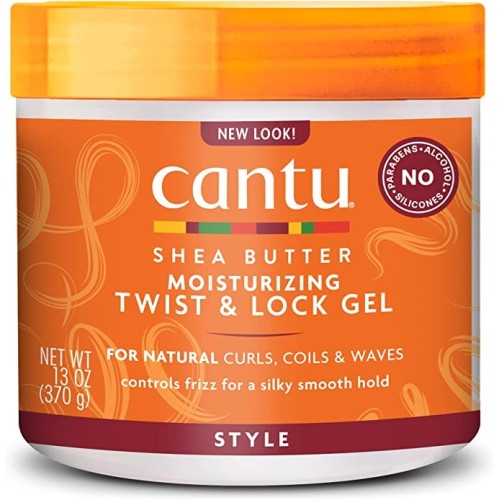 CANTU SHEA BUTTER NATURAL HAIR MOISTURIZING TWIST LOCK GEL 370gr. 13oz.