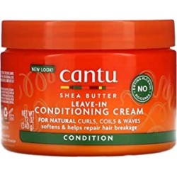 CANTU SHEA BUTTER FOR NATURAL HAIR LEAVE-IN CONDITIONING CREAM 340gr. 12oz.