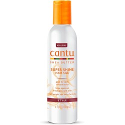CANTU SHEA BUTTER SUPER SHINE HAIR SILK 180ml. 6oz.