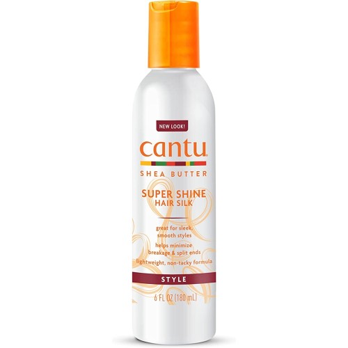 CANTU SHEA BUTTER SUPER SHINE HAIR SILK 180ml. 6oz.