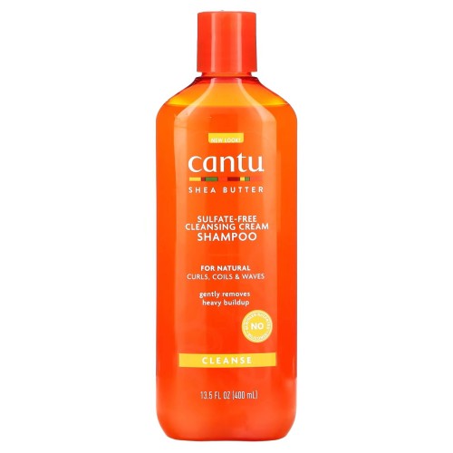 CANTU SHEA BUTTER SHAMPOO CLEANSING FOR NATURAL HAIR 400ml. 13.5oz.