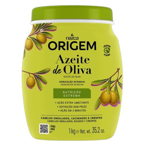 NAZCA ORIGEM ACEITE DE OLIVA NUTRICION E HIDRATANTE 1Kg.