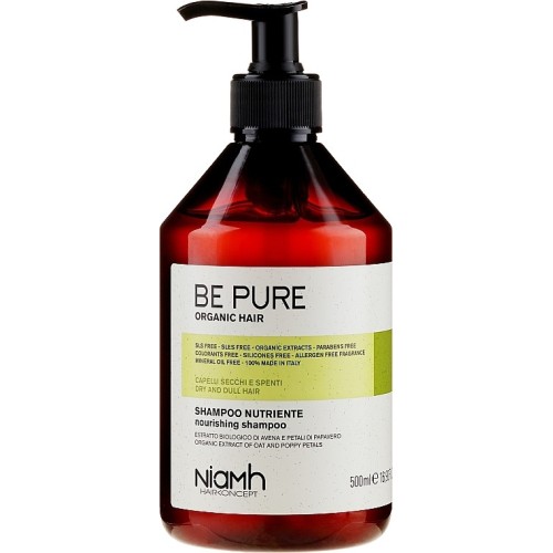 BE PURE NOURISHING - SHAMPOO DRY AND DULL HAIR 500ML. NIAMH HAIRCONCEPT