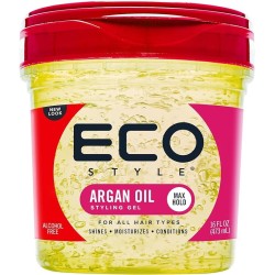 ECO STYLER STYLING GEL ARGAN OIL 473ml. UV Protection