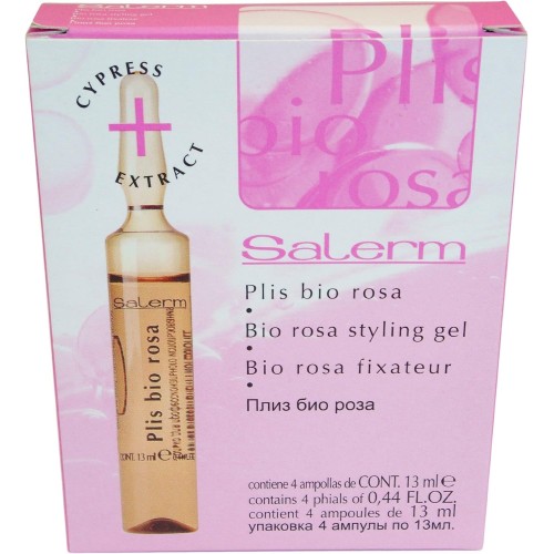 SALERM PLIS BIO ROSA 4X13ML. AMPOLLA / VIAL SUAVIDAD