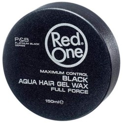 Red One AquaHair Wax NEGRO 150ML. Maximum Hold